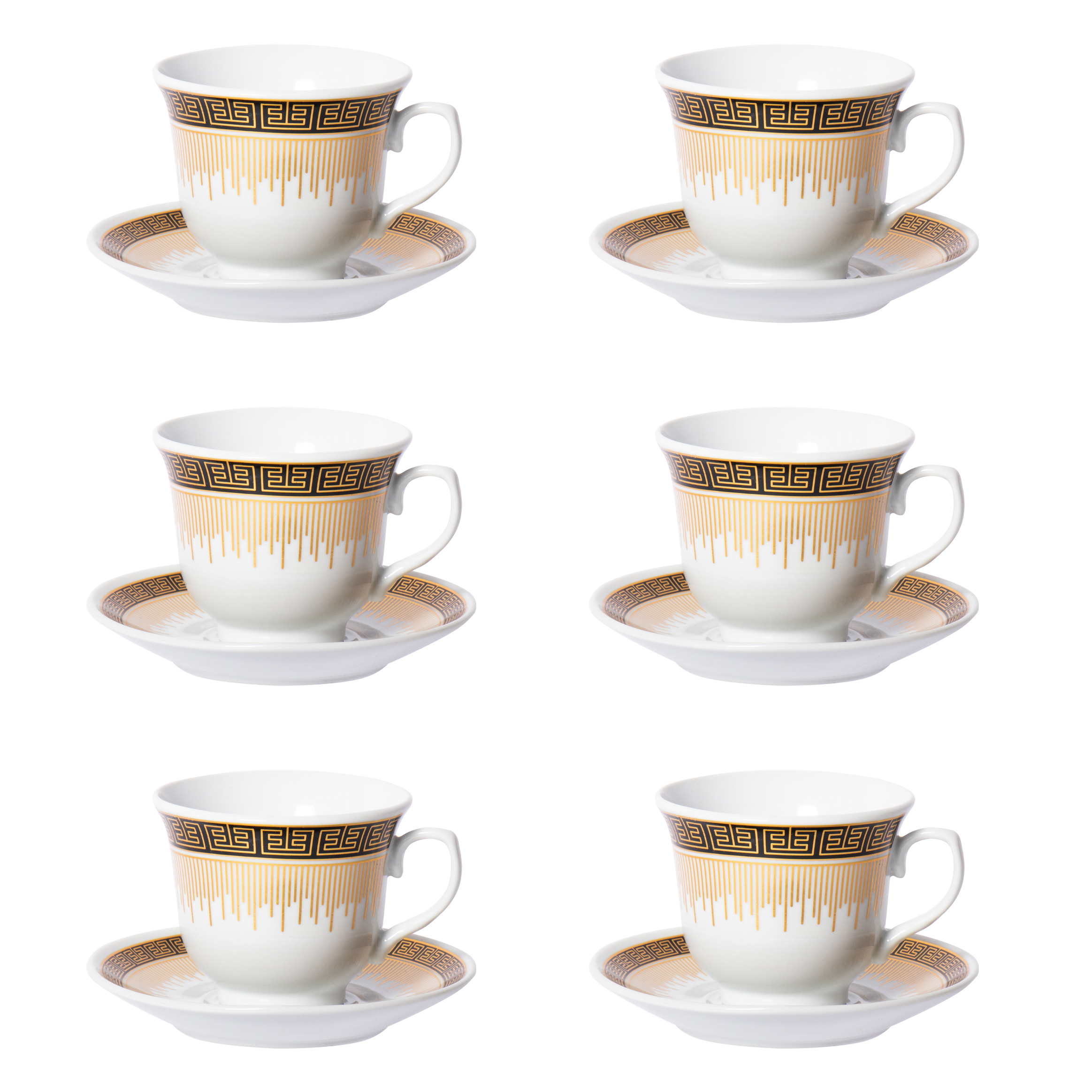 Tea Set 12pc Doria